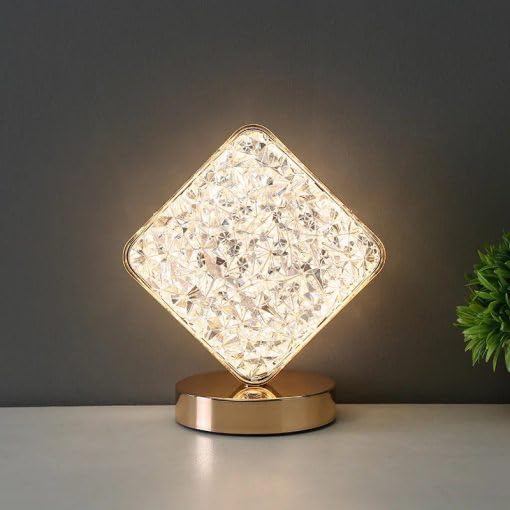 3 Modes Rechargeable USB Operated Luxurious Crystal Elegance Lamp