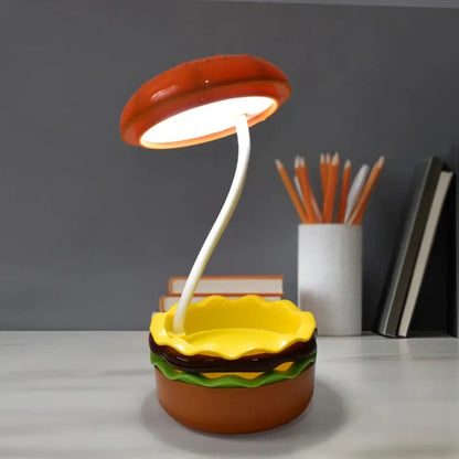 Cute Food Lamps – Burger, Ice Cream, Fries & Tomato LED Night Lights for Bedroom Décor