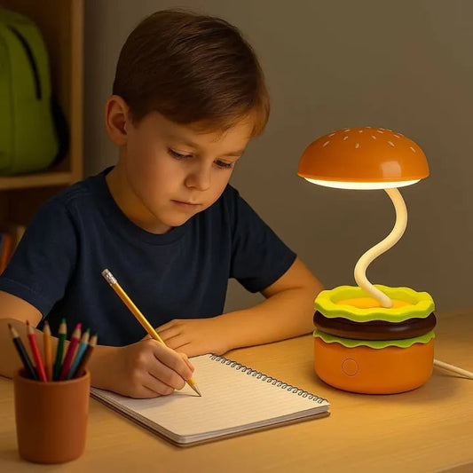 Cute Food Lamps – Burger, Ice Cream, Fries & Tomato LED Night Lights for Bedroom Décor