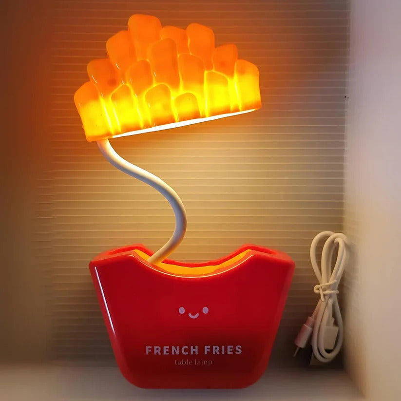 Cute Food Lamps – Burger, Ice Cream, Fries & Tomato LED Night Lights for Bedroom Décor
