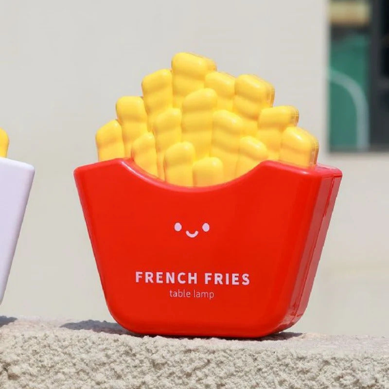 Cute Food Lamps – Burger, Ice Cream, Fries & Tomato LED Night Lights for Bedroom Décor