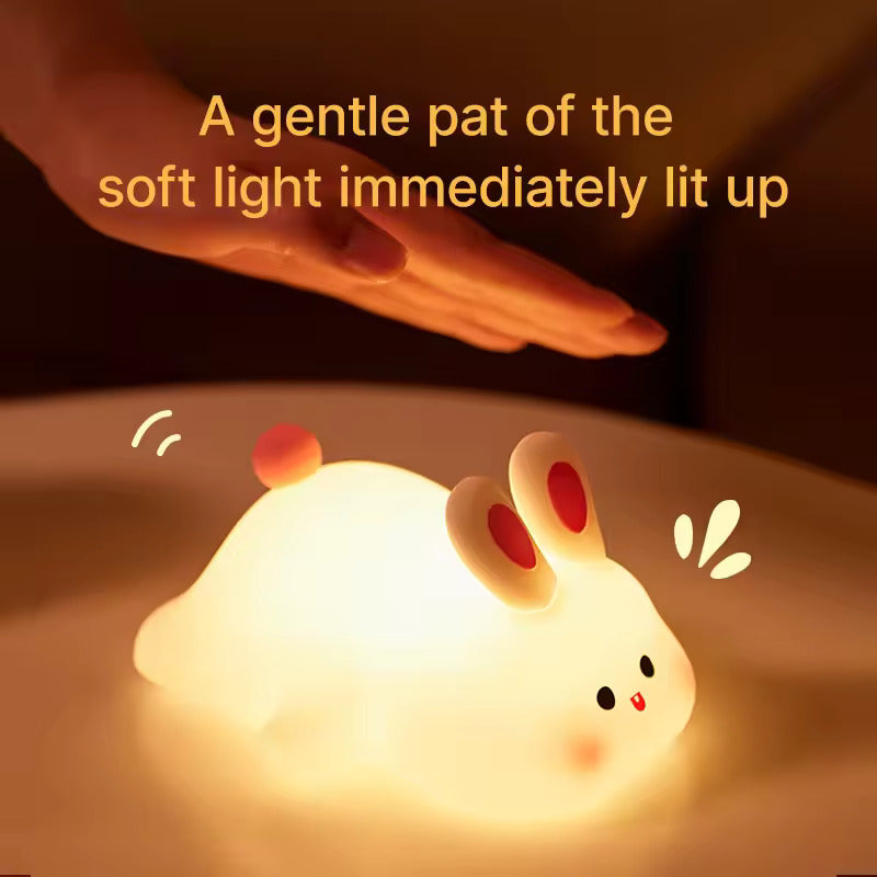 Cute Rabbit Desk Lamp Soft Night Light